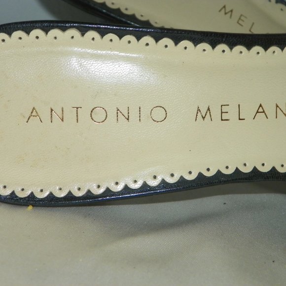 ANTONIO MELANI Slide Heels Sz 8 M - Picture 2 of 5